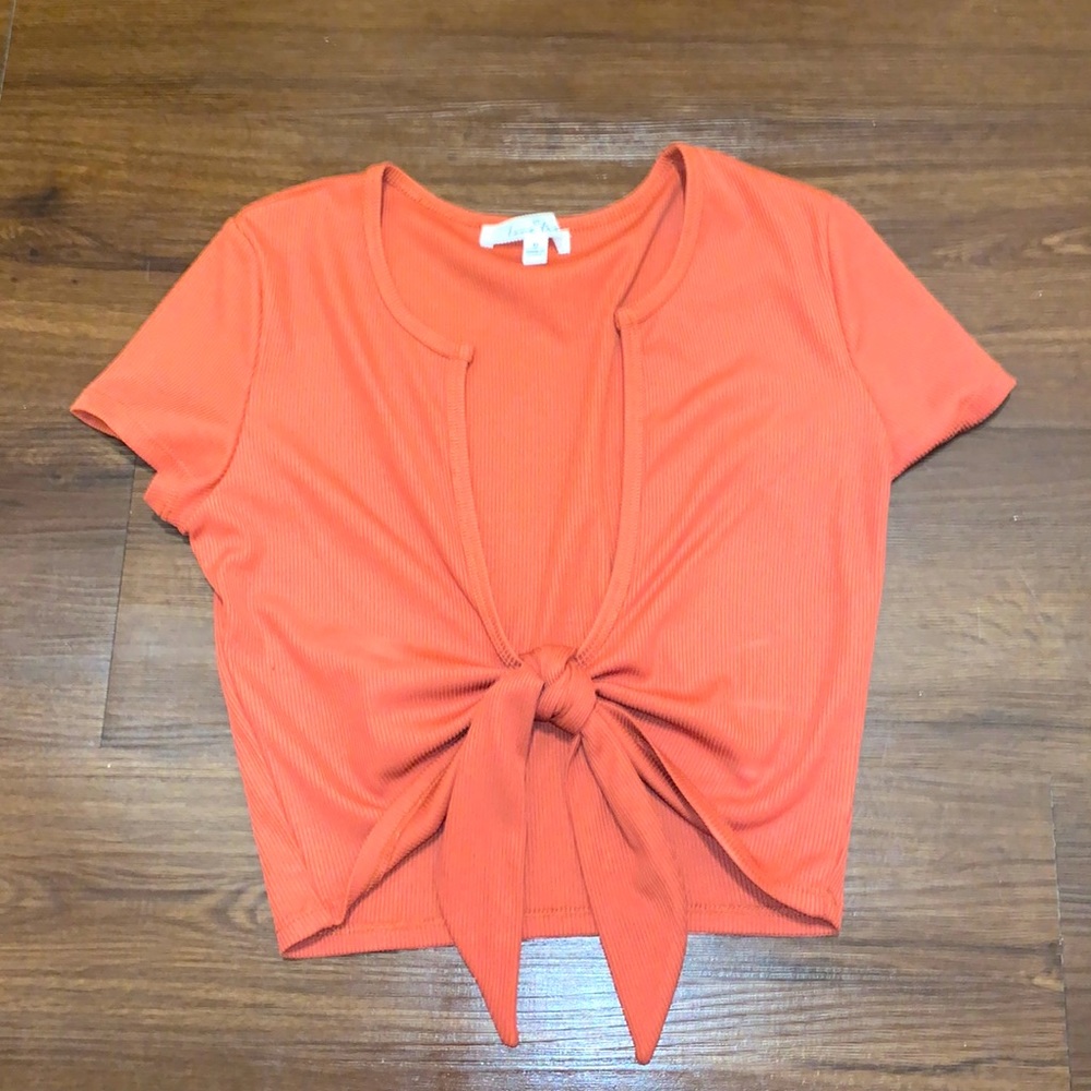 Orange Crop Top